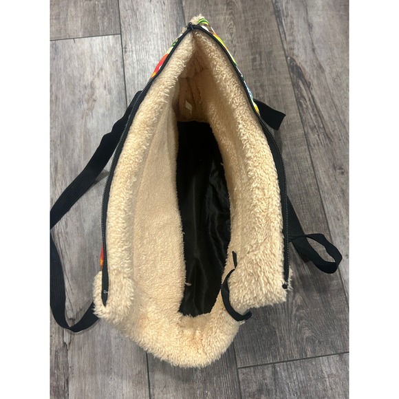 Cute Owl Print Pet Carrier Bag Small Dog Cat Travel Tote - Picture 4 of 6